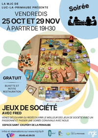 Soirées Jeux de société