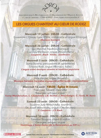 Les orgues chantent au coeur de Rodez