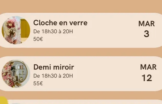Atelier Art Floral : Demi Miroir 2 - Rodez