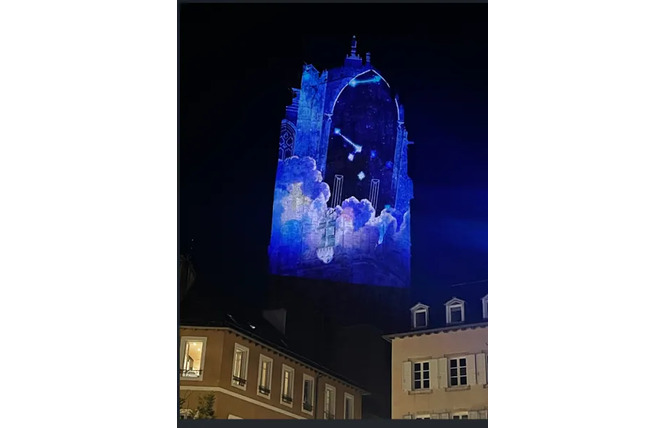 500 ANS CLOCHER CATHÉDRALE - Spectacle onirique sur le clocher de Notre-Dame-de-Rodez 1 - Rodez