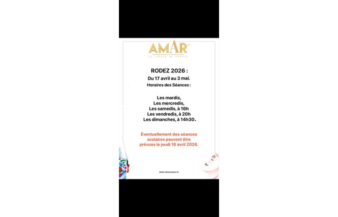 Cirque AMAR : Maestria 2 - Rodez