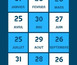 Calendrier 2025